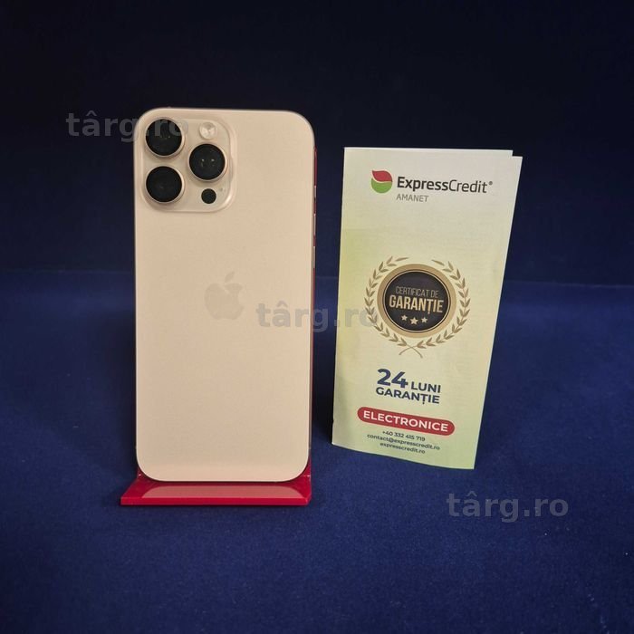 Apple iPhone 16 Pro Max  ( B33624/Ag20 Dancu ) Garantie 2 ani !