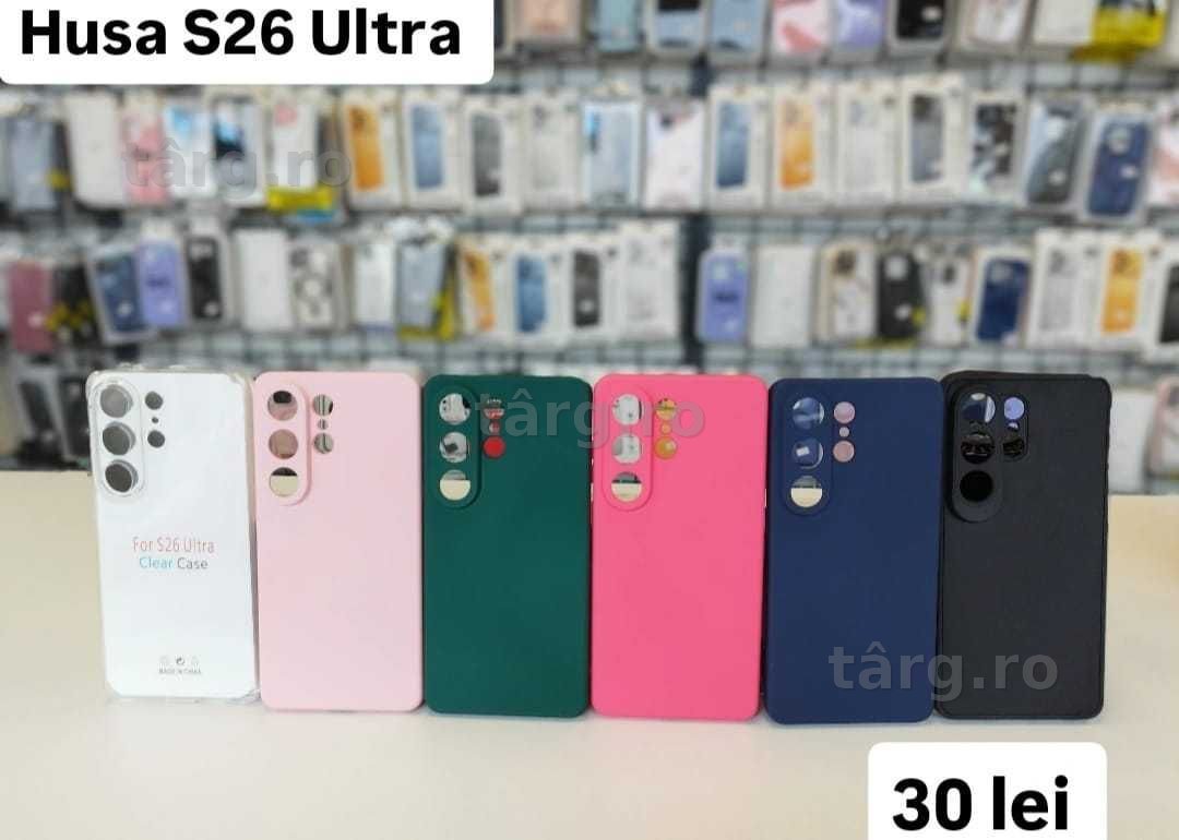 Husă silicon, folie, cablu, încărcător Samsung S 26 ULTRA