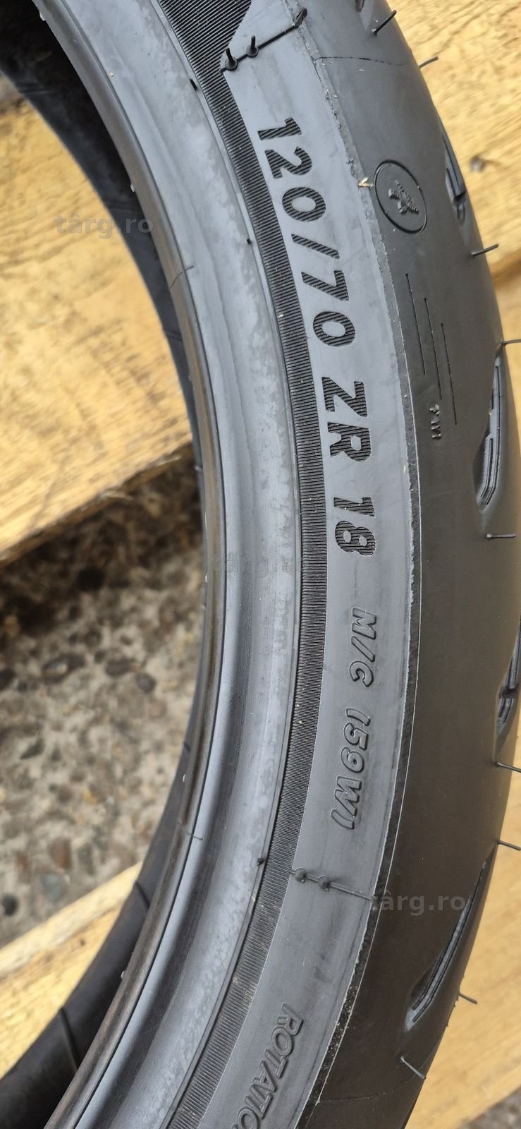 O anvelopa moto noua Michelin 120/70 ZR18,dot 2019. 5
