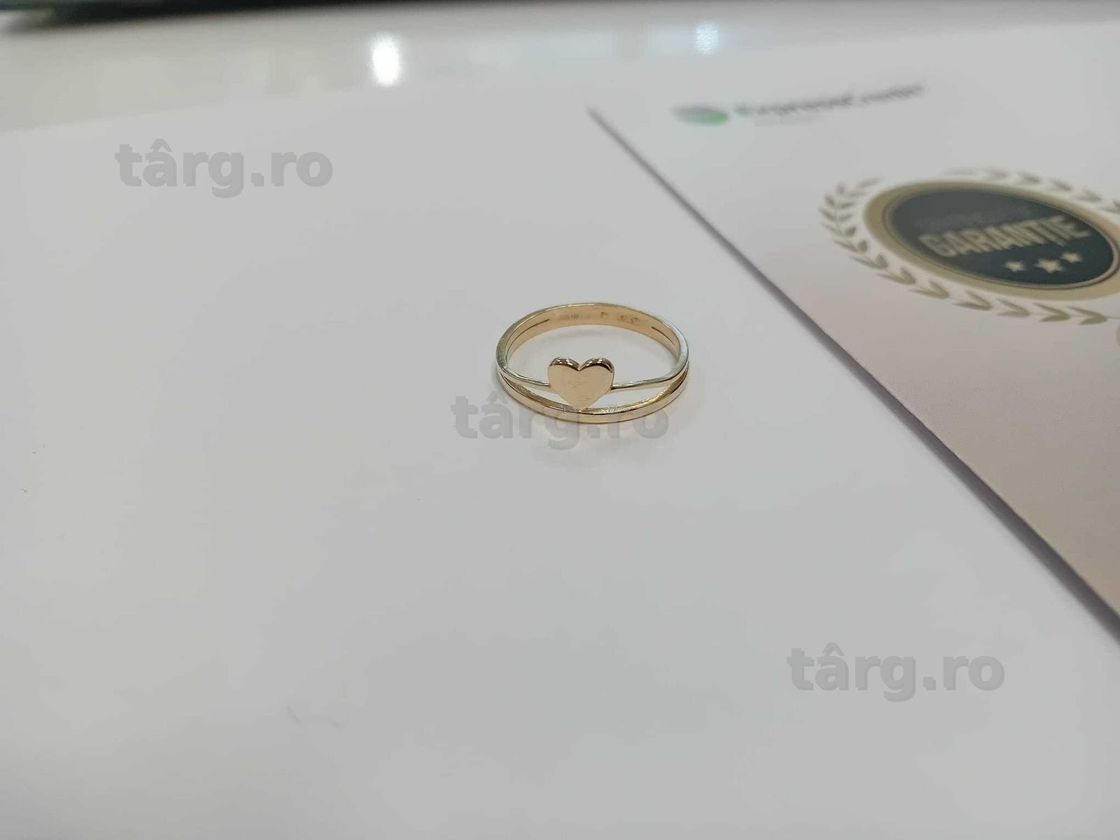 (Ag33) Inel Aur 14K/Garantie 2 ani