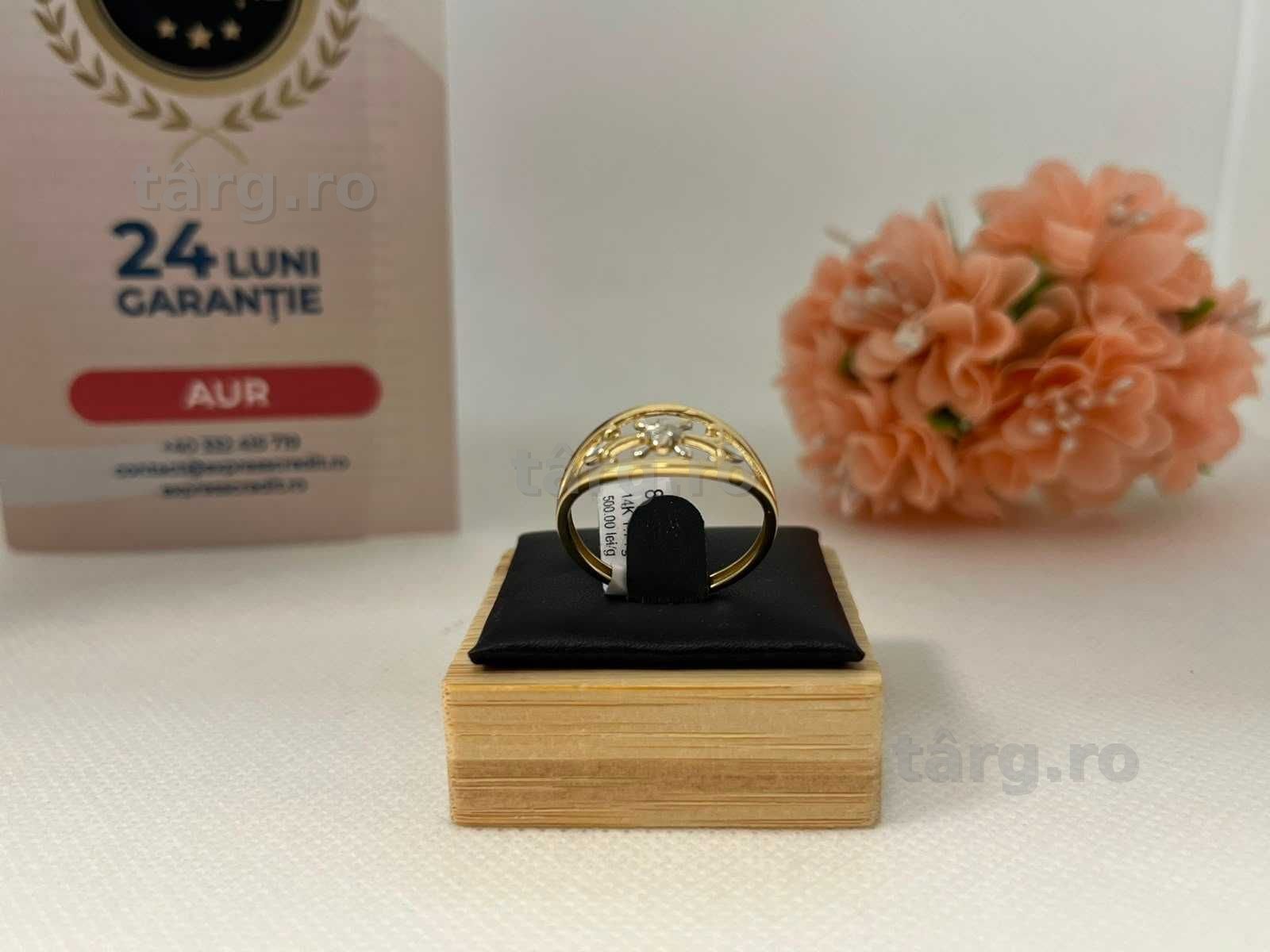 Inel aur 14K 1.71g (Ag16 Moldova b33172) - Garantie 2 ani! 2