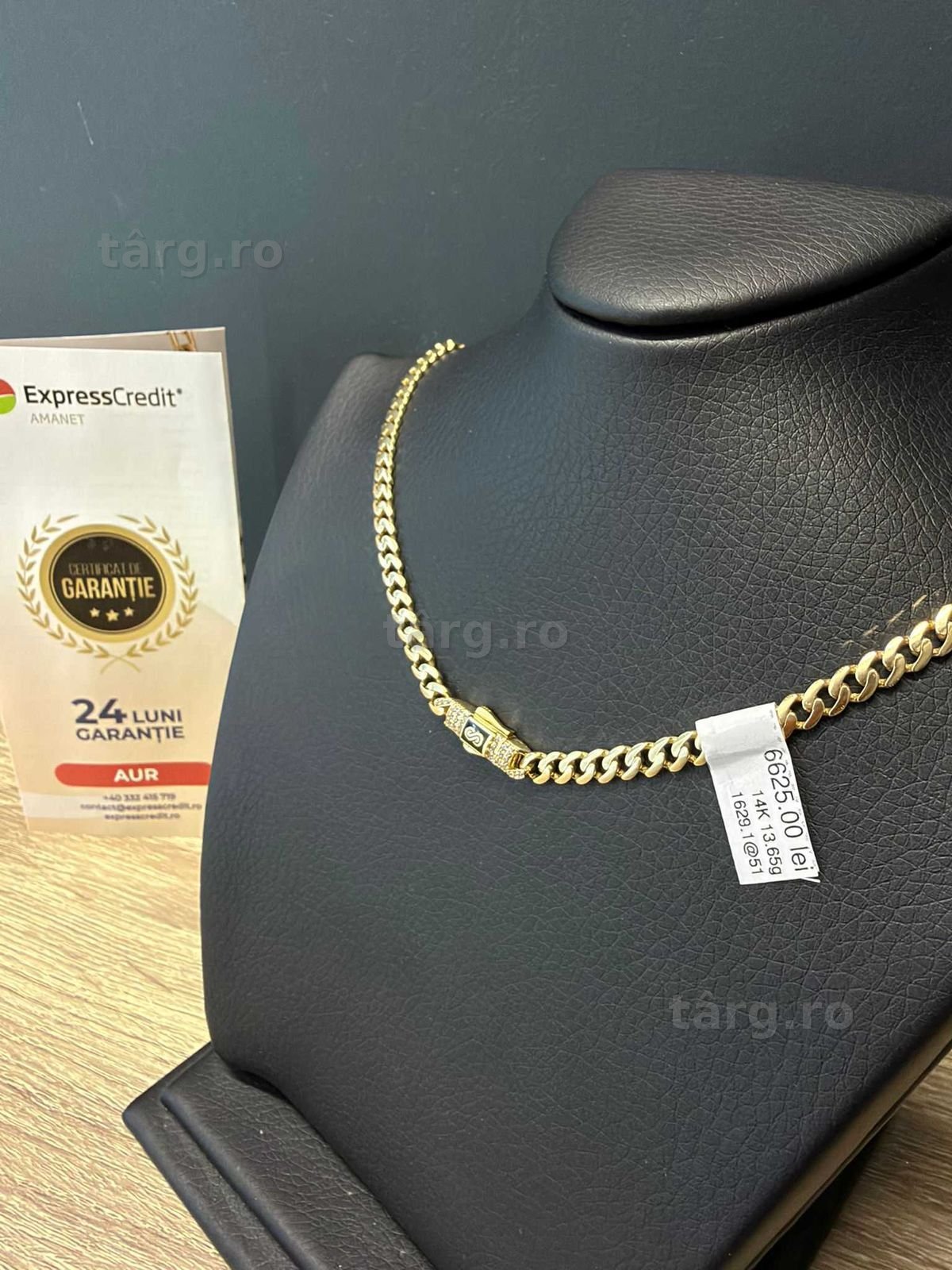 [AG51] Lant aur 14K 13.65g B.1629 - Garantie 2 ani! 2