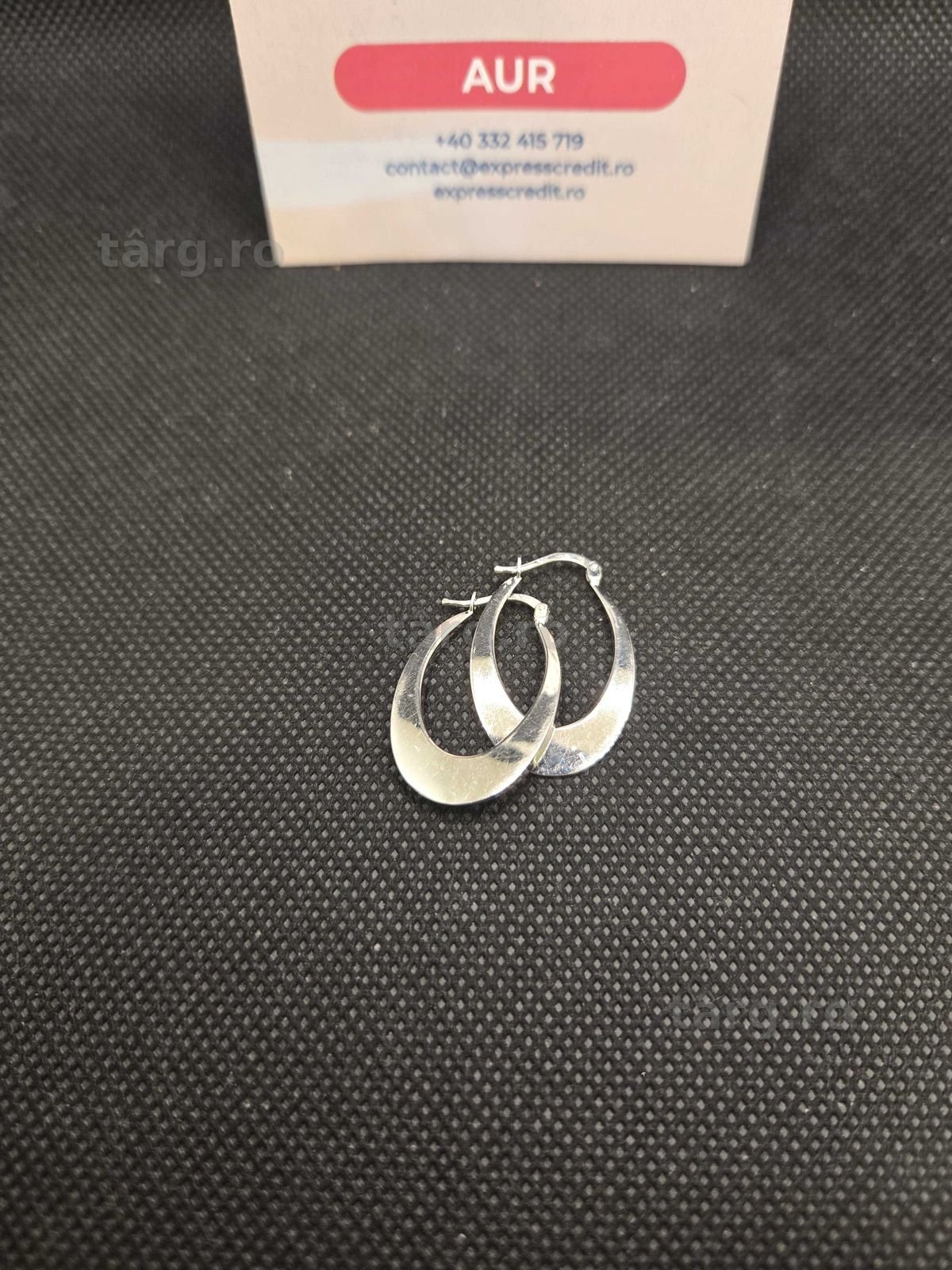 Cercei aur 14K 2.93g (50081.12 Ag11 Piata Nicolina) Garantie 2 ani! 2