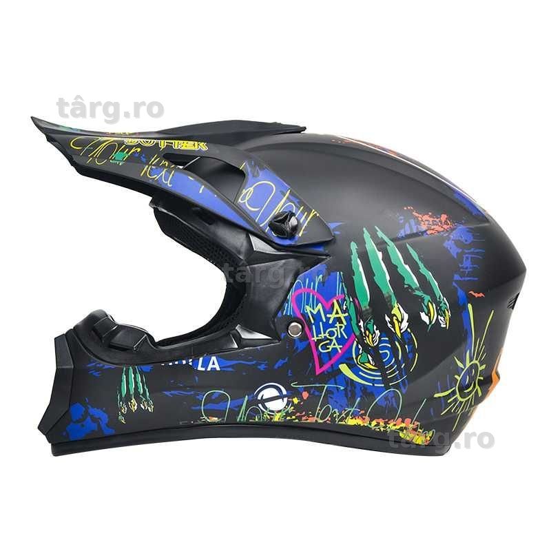 Casca Moto Enduro Cross ATV - S / M / L / XL - Multicolor 4