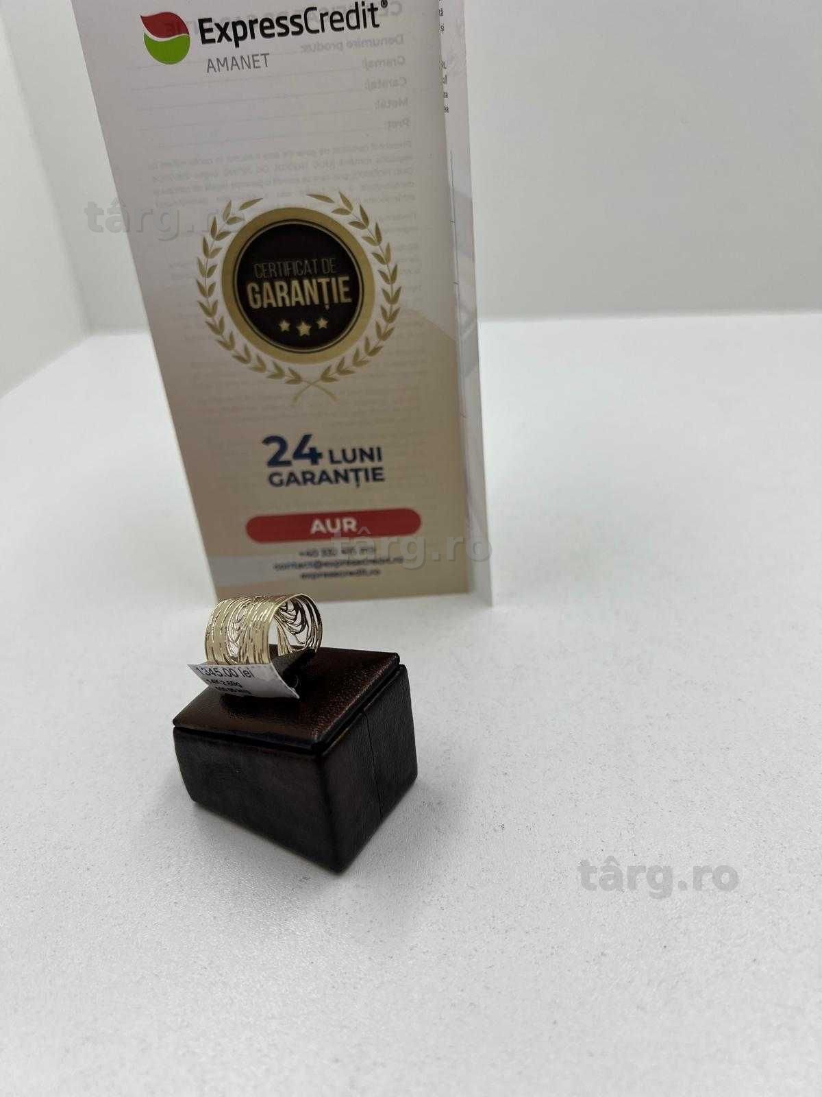 Inel Aur 14K 2.69g (Ag25 Belvedere B.42409.2) Garantie 2 ani! 3