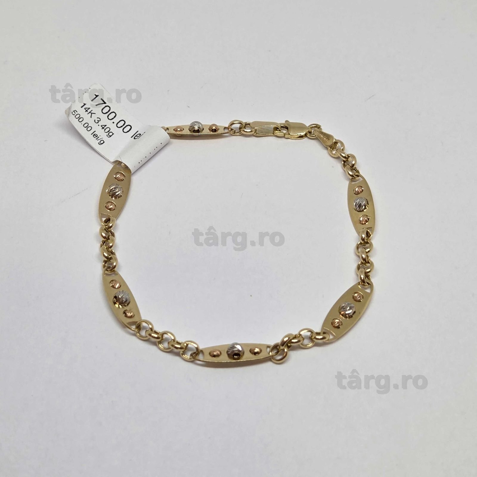 Bratara Aur 14K 3.60g (Ag1 Alexandru B54362.75) Garantie 2 Ani!