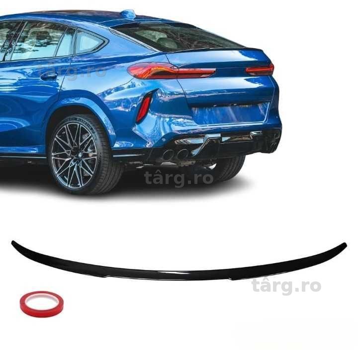 Eleron Portbagaj Lip Codita dedicat BMW X6 G06 / X6M F96, Negru Lucios