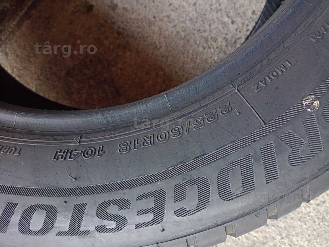 4 anvelope de iarna  ca si noi Bridgestone 225/60 R18 dot 0321 6