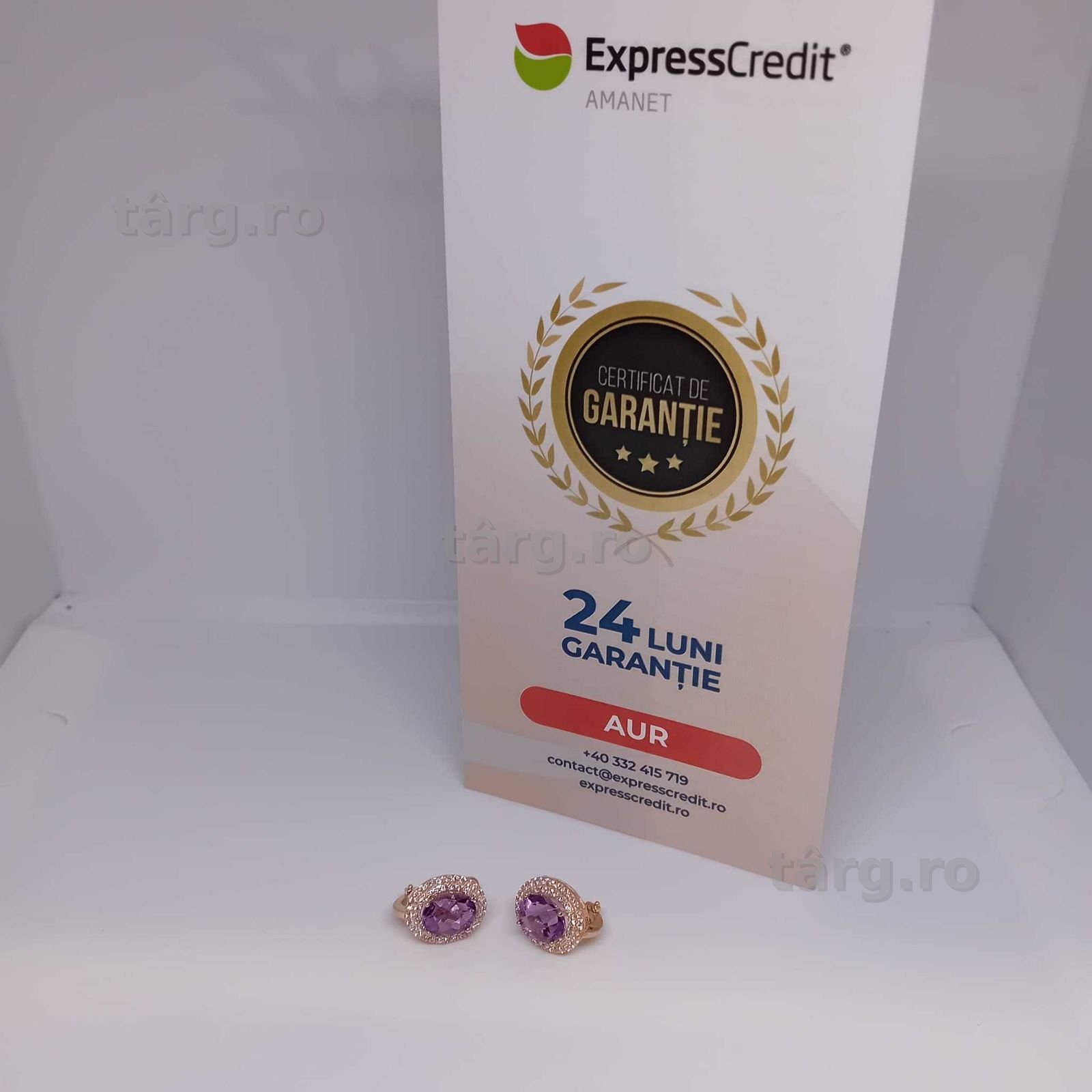 Cercei Aur 14K 4.23g (Ag4 Dacia B.51723.1) Garantie 2 ani