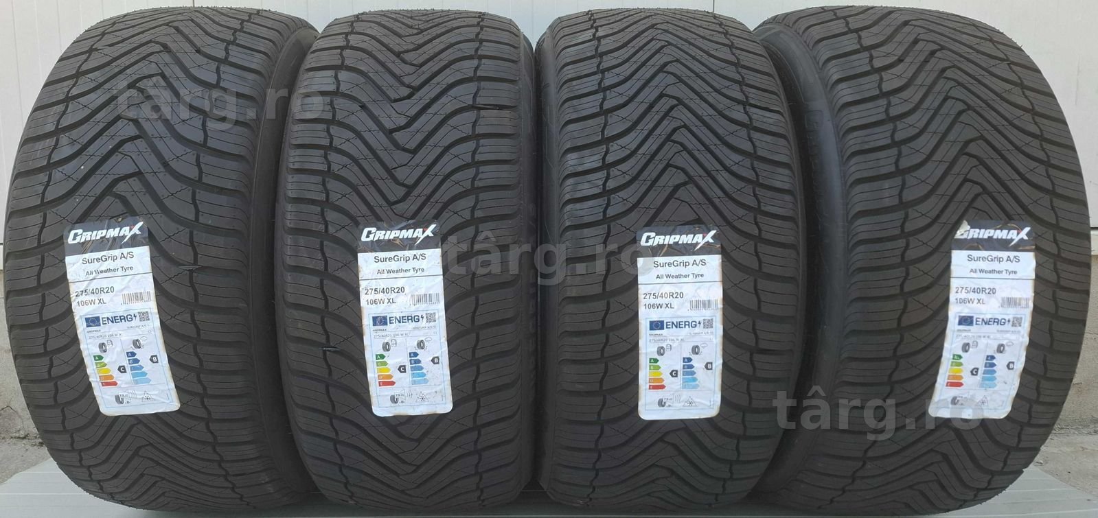 275/40 R20, 106W XL, GRIPMAX SureGrip, Anvelope All Season M+S