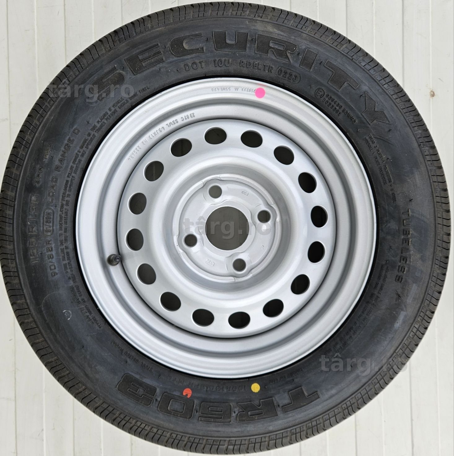 Roata completa SECURITY 155 R13C, 91N, Janta 4.5Jx13, 4/57/100, ET30