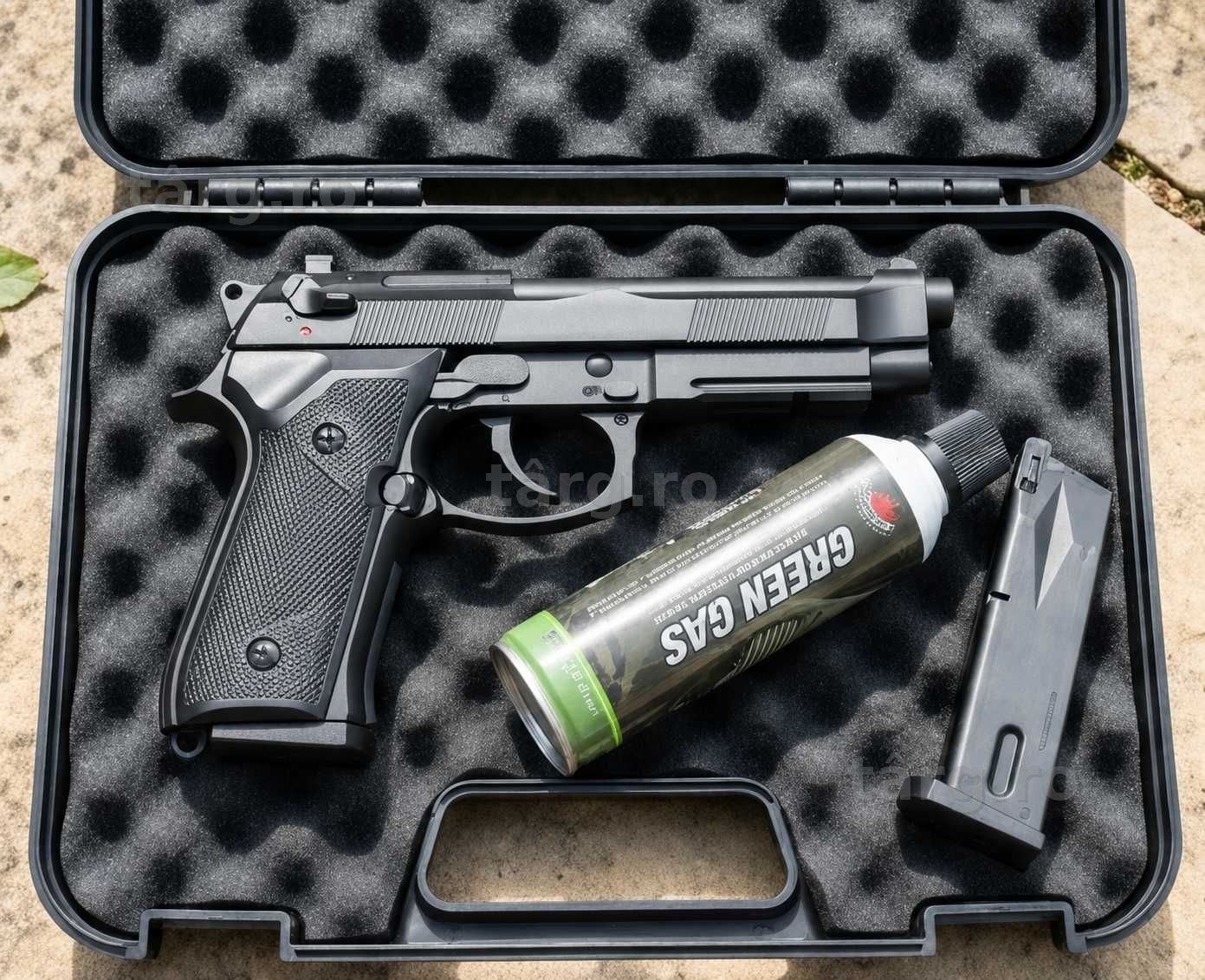 Pistol [Pachet Complet!!] - 2,5 Jouli - MODIFICAT cu Gaz + Munitie NOU