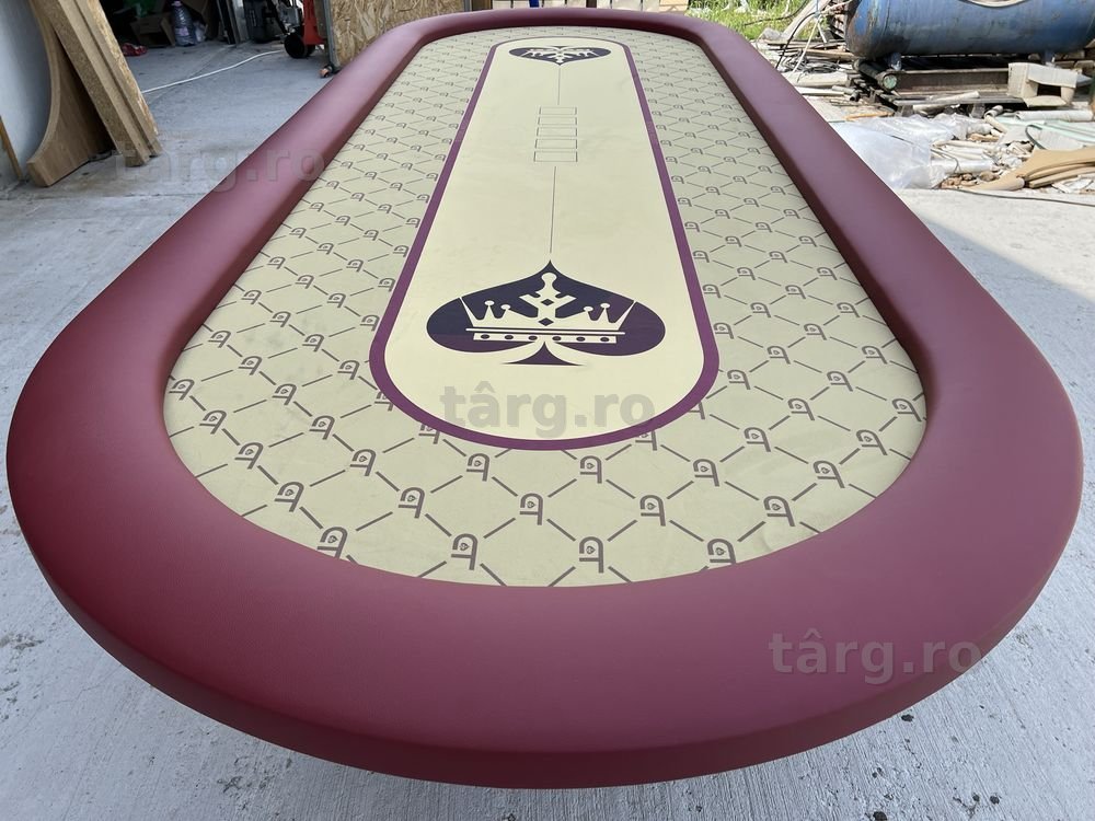 Masa POKER 12 persoane cea mai mare masa din lume CustomTables.eu #masapoker #pokertable #customtableseu Fabricant mese poker customizate