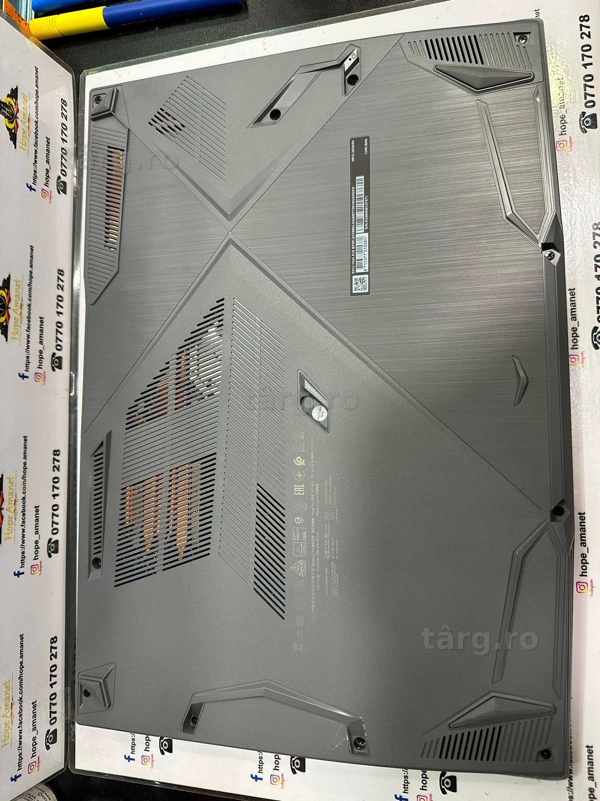 Hope Amanet P13 / Laptop MSI THIN A15 B7VF 3