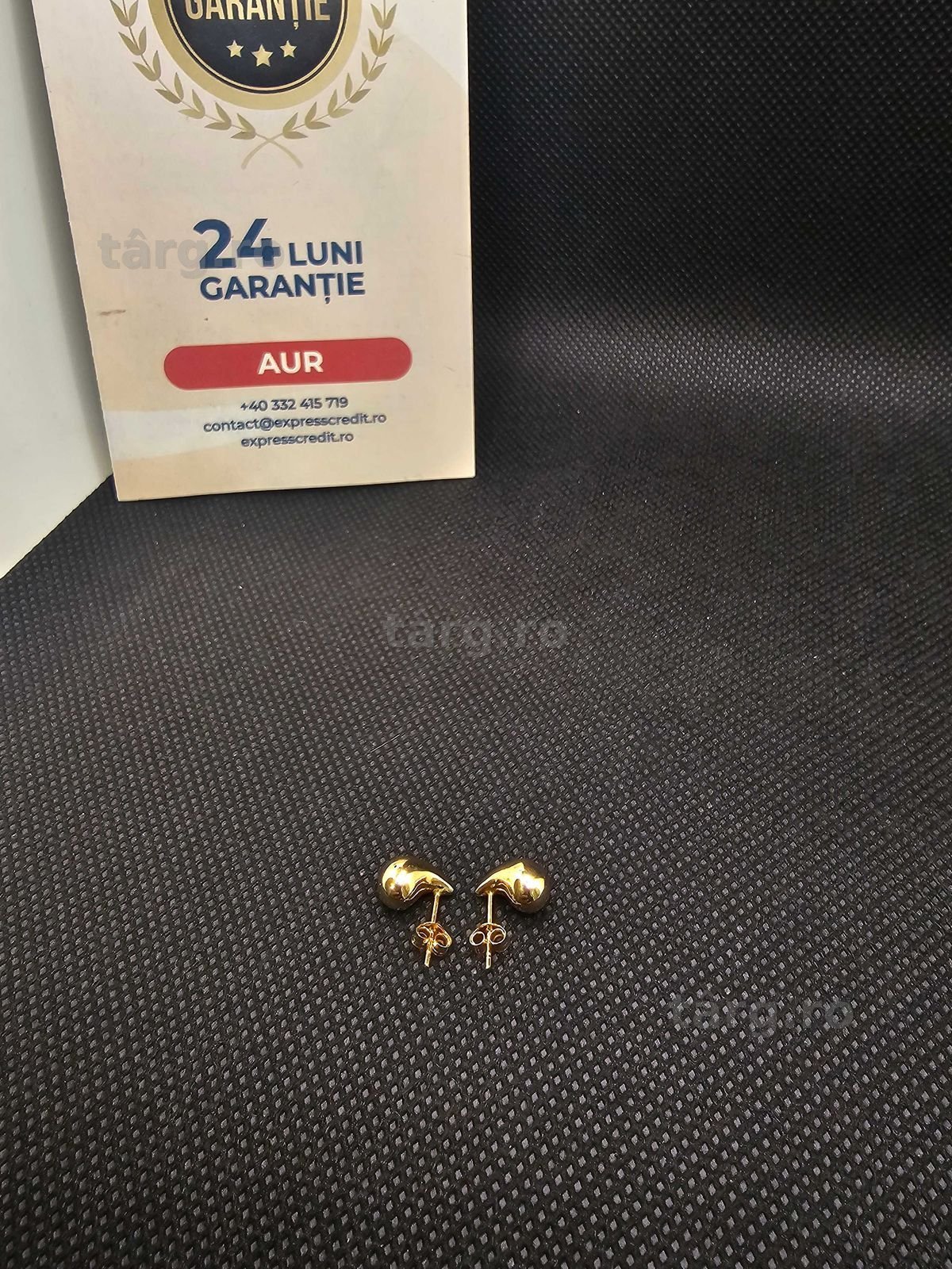 Cercei aur 14K 0.72g (50539 AG 11 Piata Nicolina) 2 ani garantie! 3