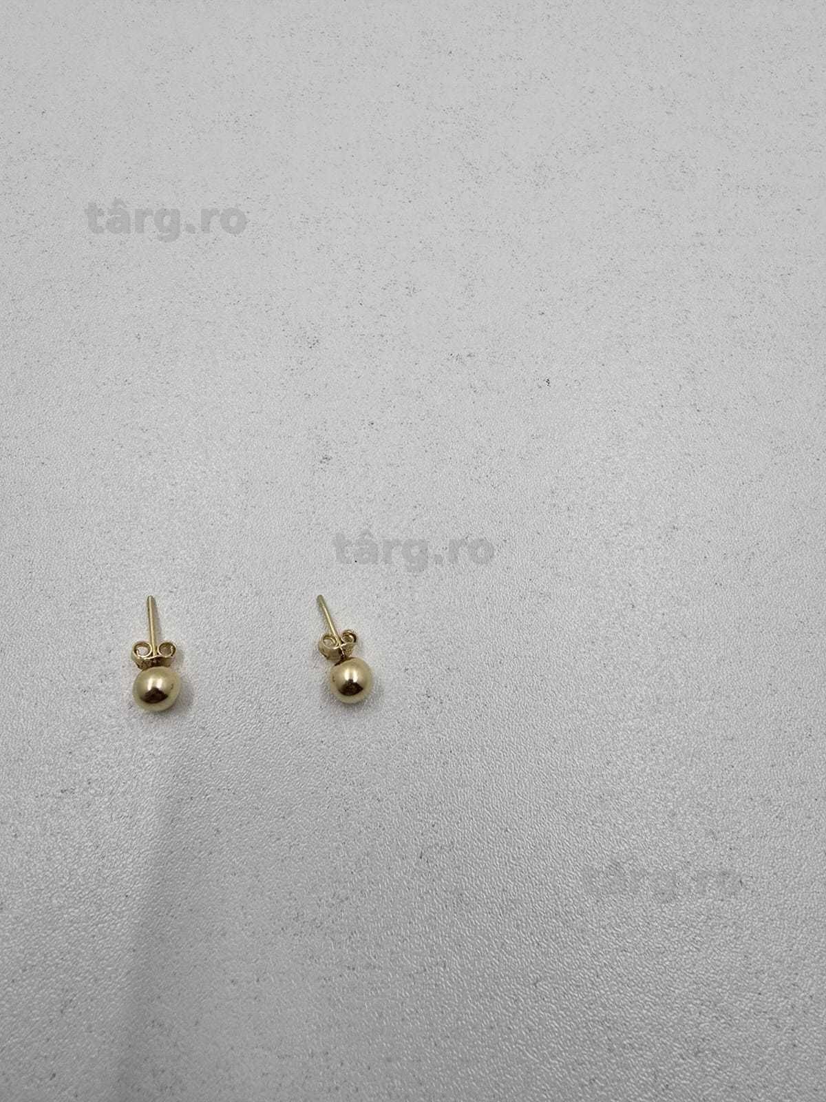 Cercei aur 14K 1.21gr (Ag25 Belvedere B.42083.1)-Garantie 2 Ani! 3
