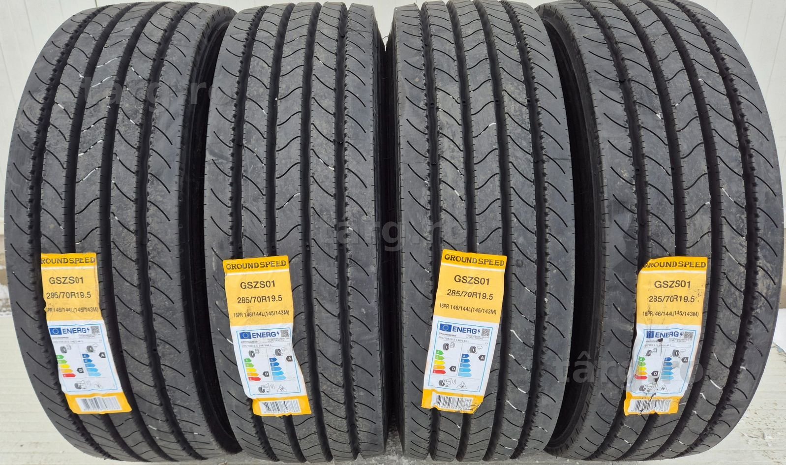 285/70 R19.5, 146L, GROUNDSPEED 16 PR, Anvelope directie M+S