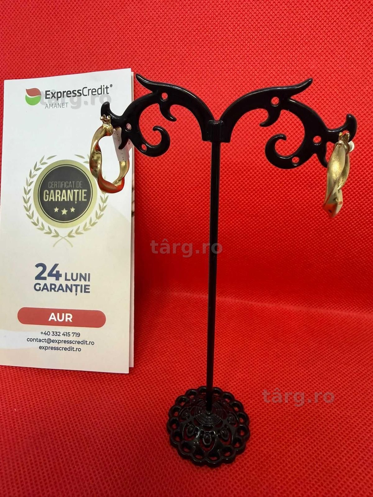 Cercei din aur (AG32 B27980.1) 2 ANI GARANTIE!