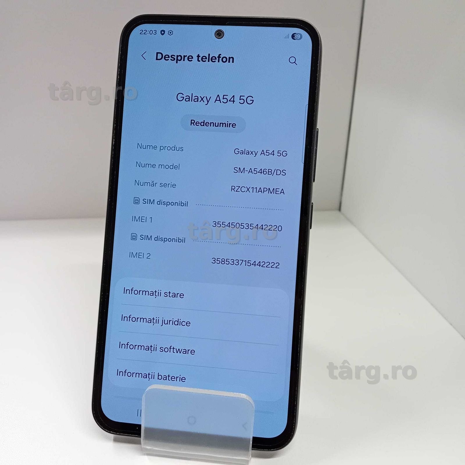 Samsung Galaxy A54 128Gb (ag49 Esplanada b.7847) Garantie 2 Ani ! 3