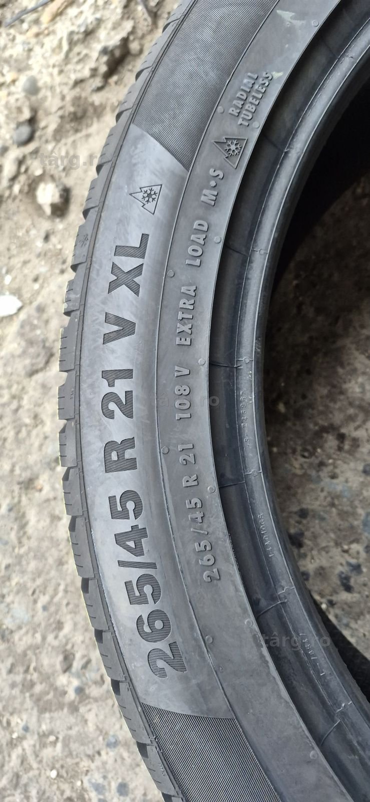 4 anvelope iarna ca noi Continental 265/45/21.Pretul este pe bucata. 6