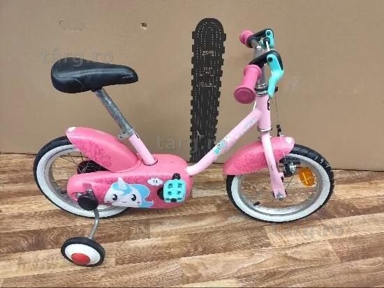 Bicicletă 14" 3-5 ani 500 Unicorn - No Size - (SecondHand) Decathlon