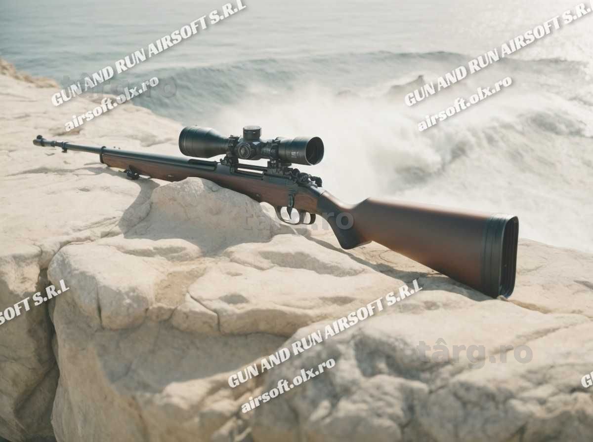 Pusca Cu Luneta ~VARIANTA PRO~ Puternica Airsoft SNIPER AWP Pistol