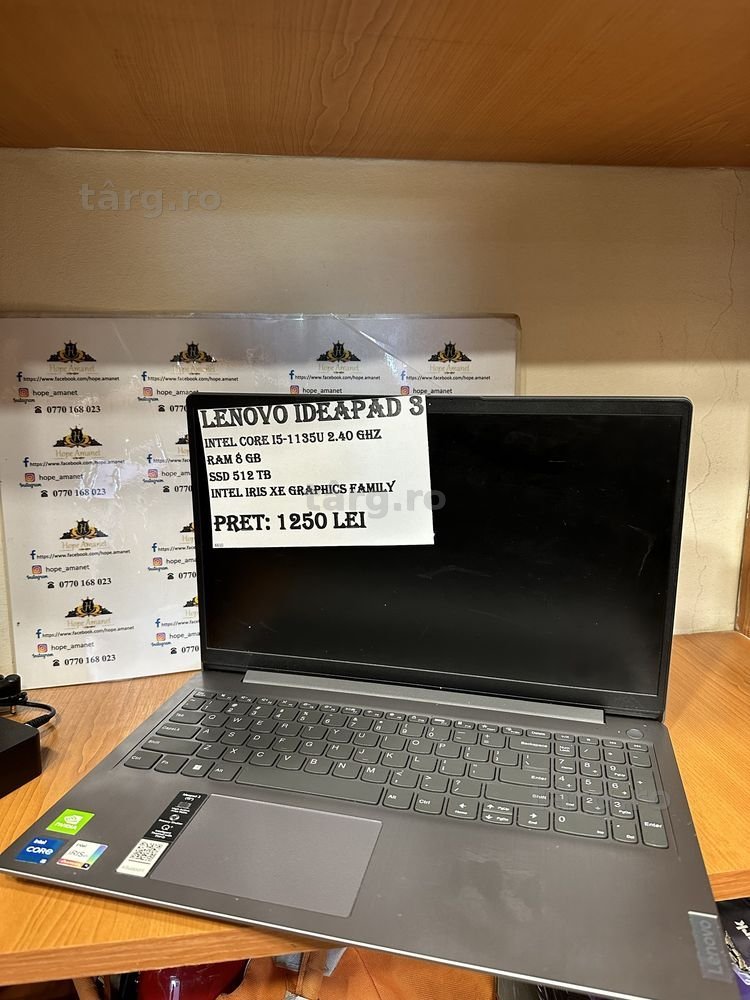 Hope Amanet P7 / Laptop Lenovo Ideapad 3 i5-1135u / Garantie 1 An