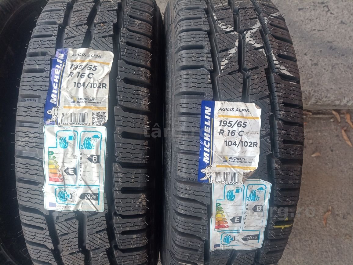 4 anvelope de iarna NOI Michelin 195/65 R16C dot 2523 3