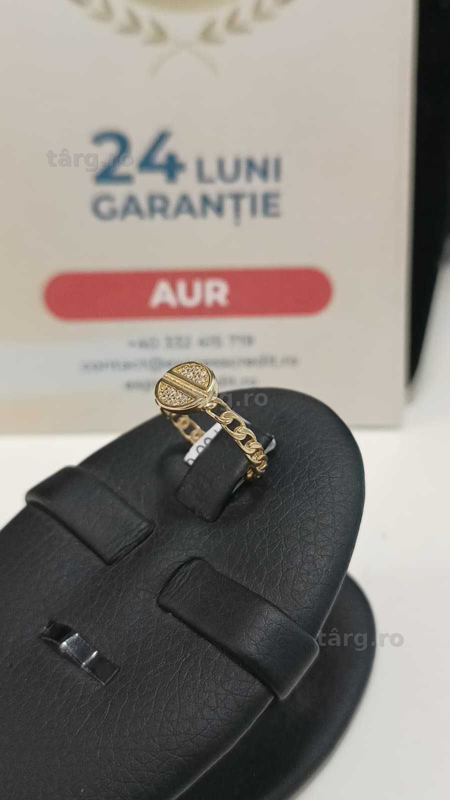 Inel aur 14K 1.86gr [AG24 Harlau B.45787.1] - Garantie 2 ani! 3