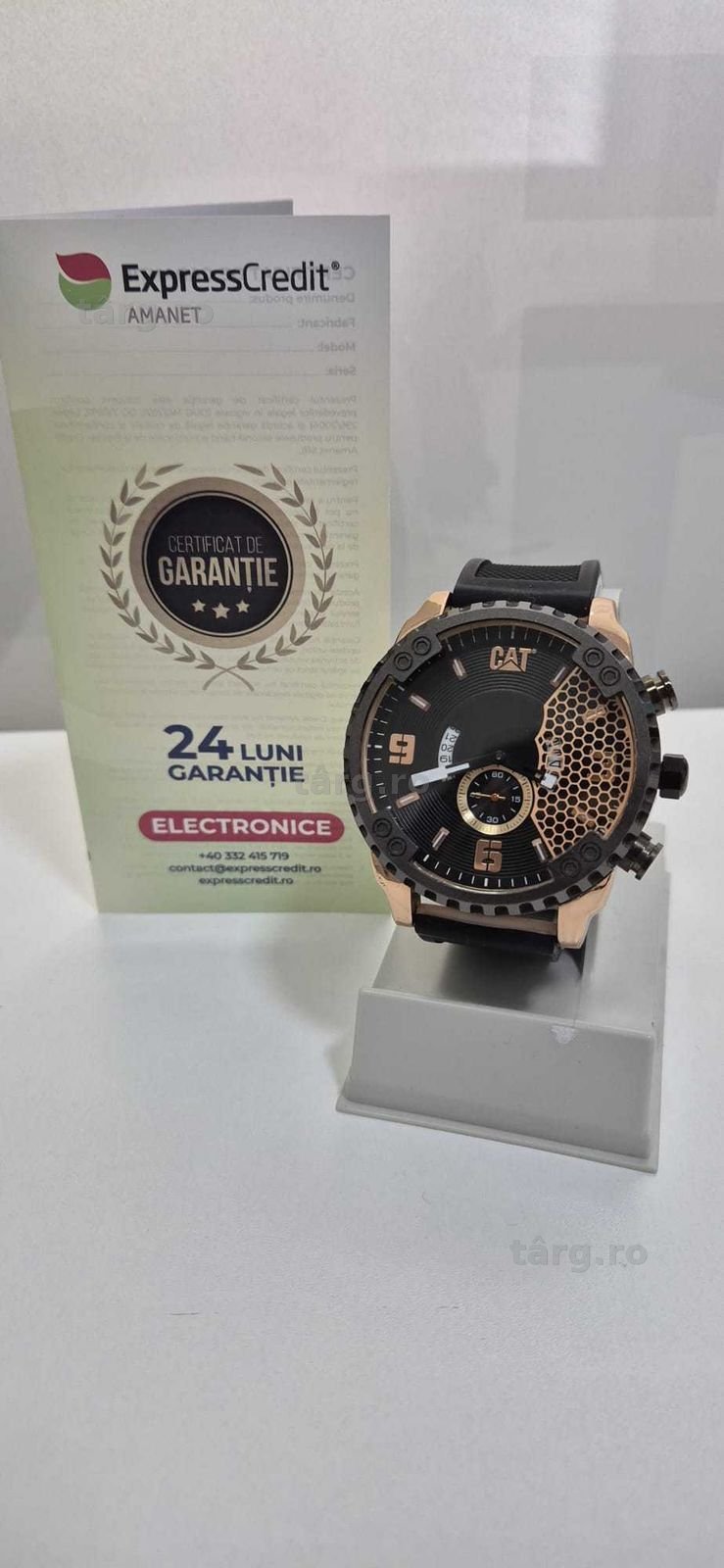 (AG46) Ceas Caterpilar B.6757 Garantie 2 ani