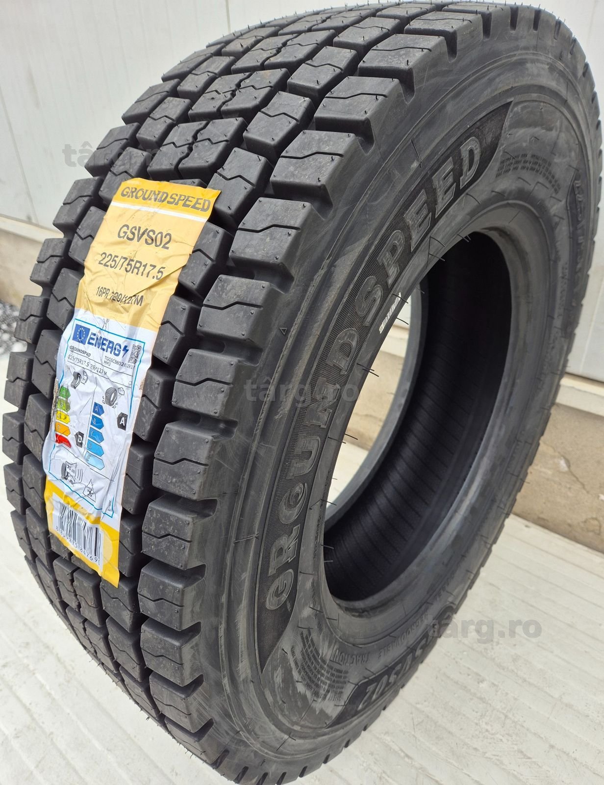 225/75 R17.5, 129M, GROUNDSPEED 16PR, Anvelope tractiune M+S 5