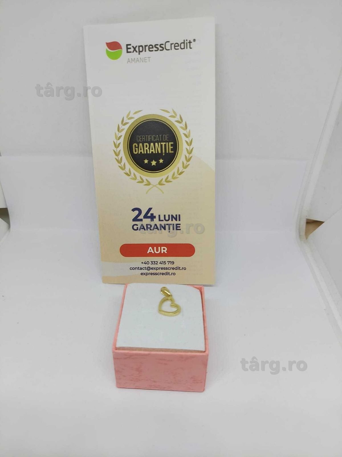 Pandantiv aur 14k 0.93gr [35190.2/30 Pacurari 2] Garantie 2 ani! 2
