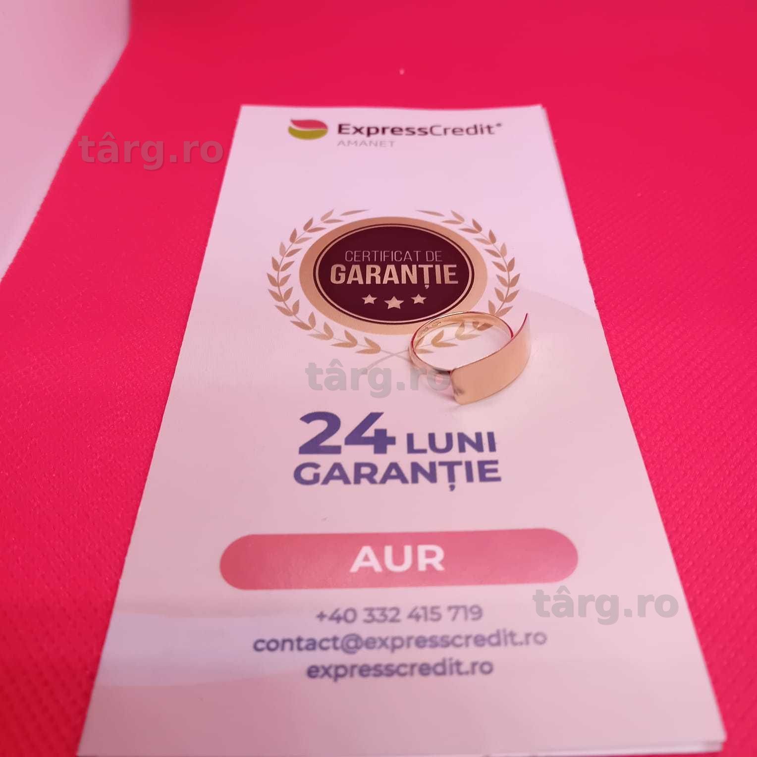 Inel  aur 14k 1.47g (Ag4 Dacia B50845.3-Garantie 2 Ani 3