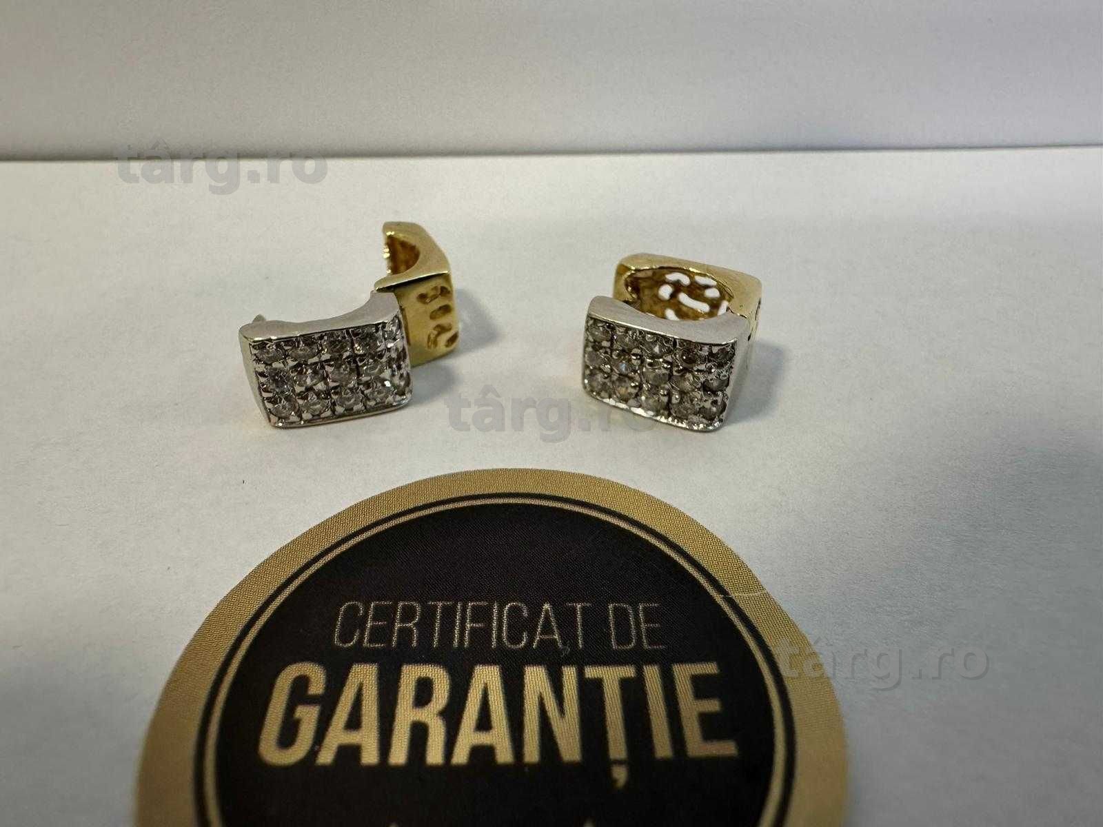 Cercei Aur 18K 6.83g (ECA 39 / B.18567.1)-Garantie 2 ani! 3