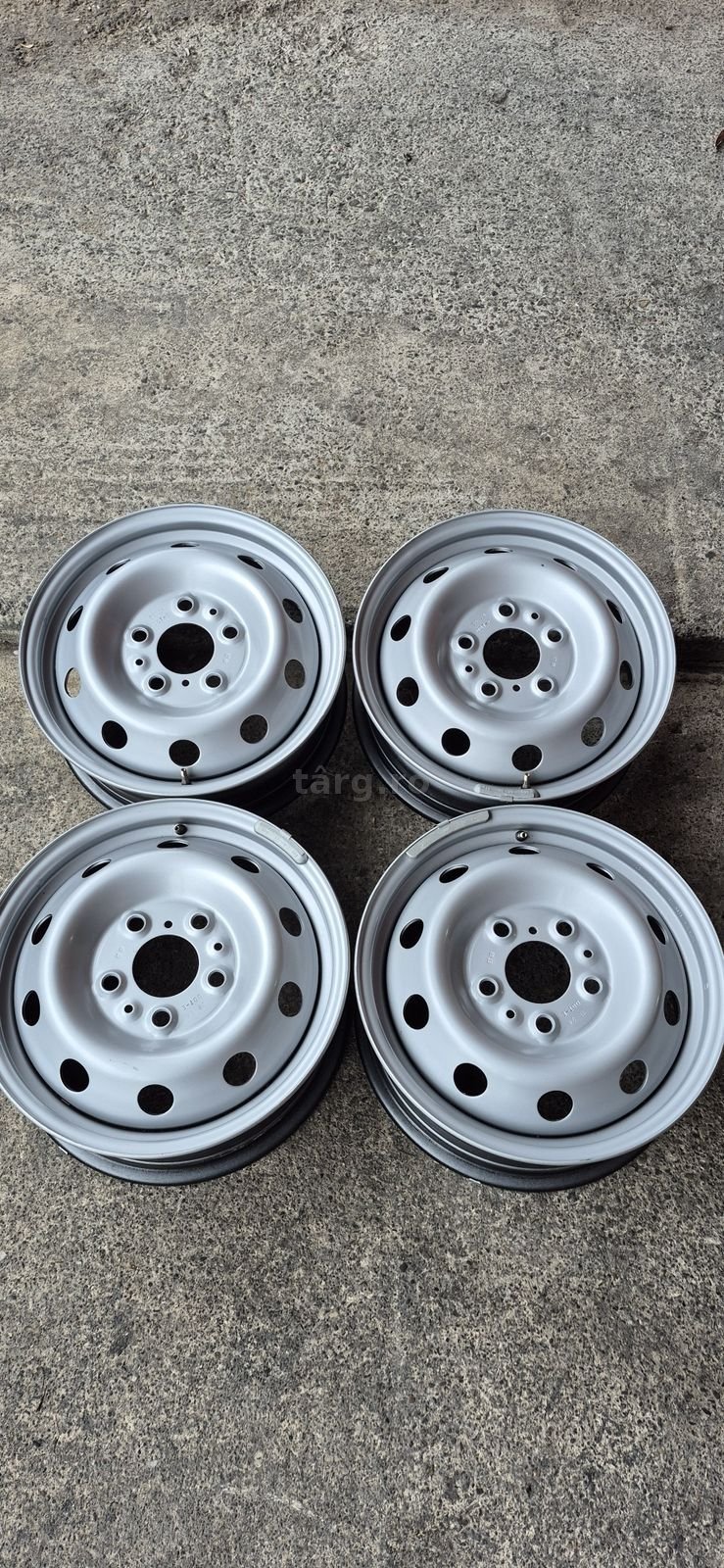 4 jante Noi Peugeot R16,5×130,ET.68.Pretul este pe bucata.