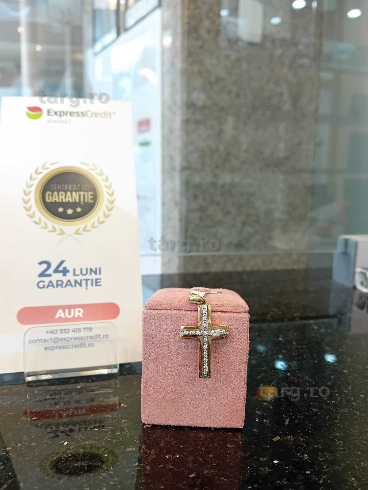 Medalion aur 9k 3.22g (Iulius Mall)(B-221) Garantie 2 ani!
