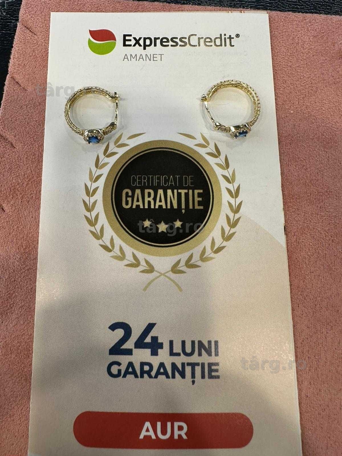 Cercei 14k 2.36g (Iulius Mall)(B-253.1) Garantie 2 ani!