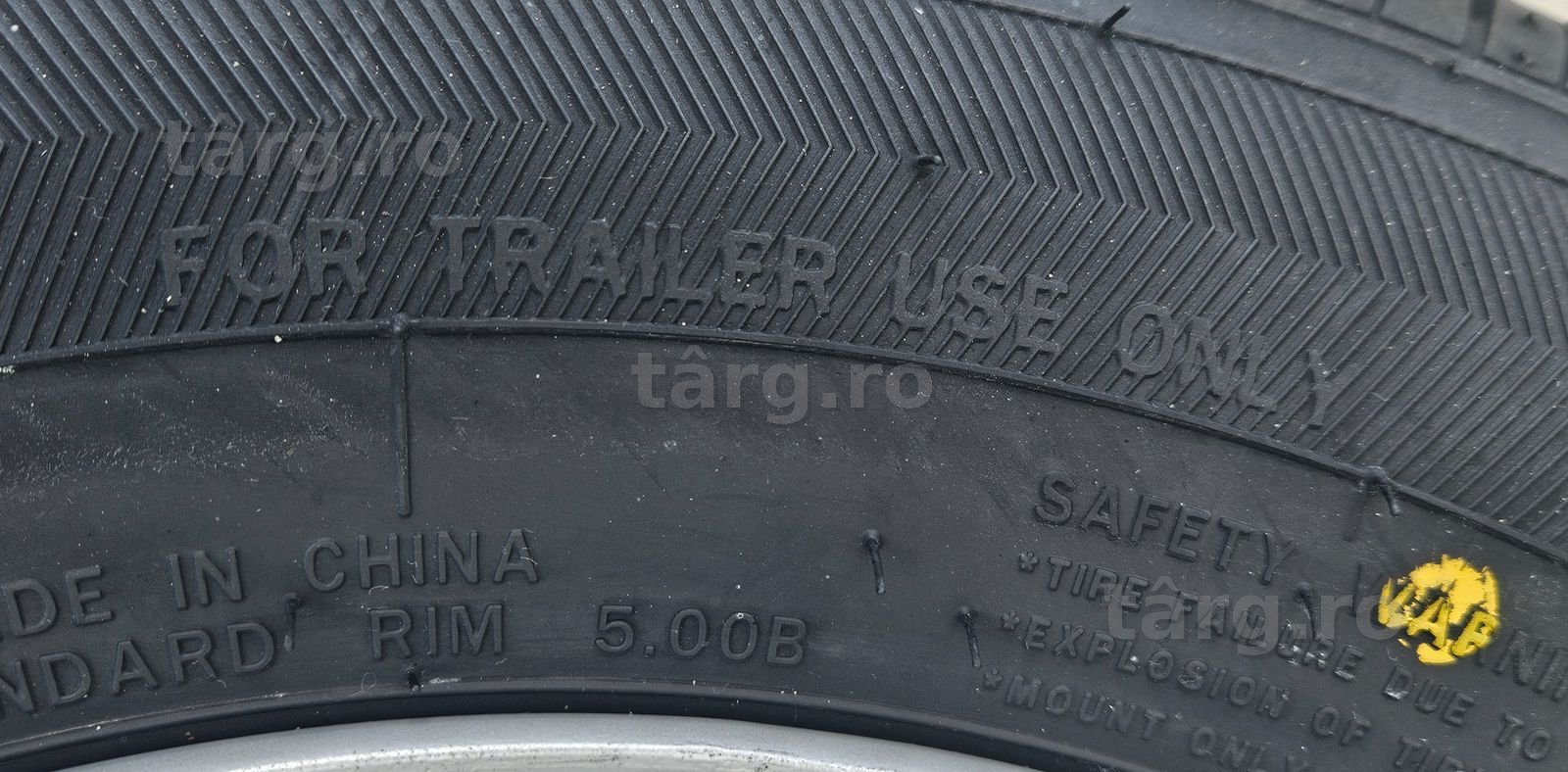 Roata compl remorca 175/70 R13, Anvelopa SECURITY Janta SRW 4.5jx13 5
