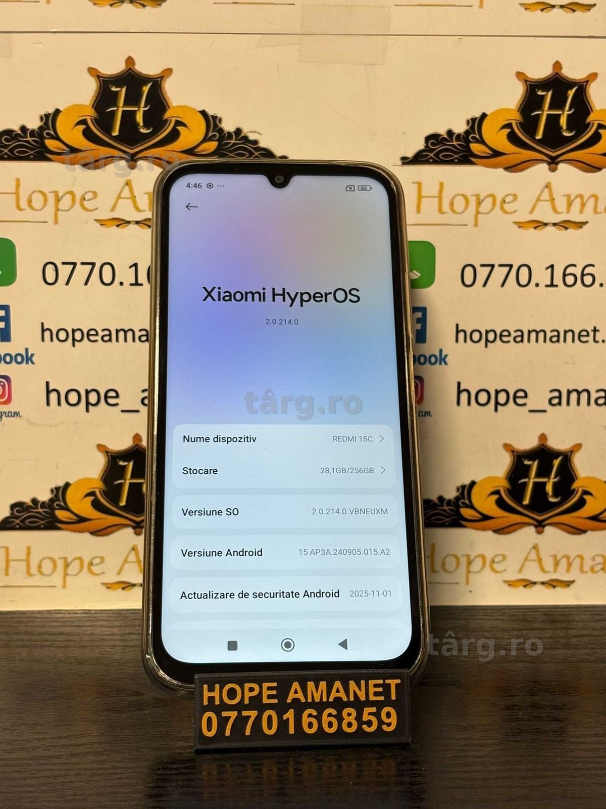 Hope Amanet P10/REDMI 15C 256GB 2