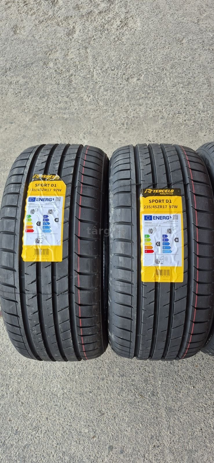 4 anvelope vara noi Tercelo 235/45/17,dot 2025.Pretul este pe bucata. 2