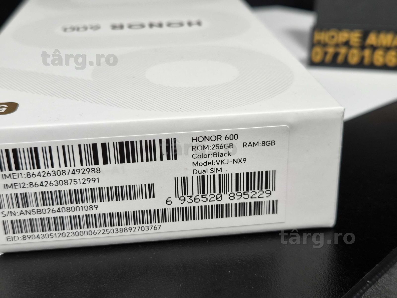 Hope Amanet P10/Honor 600 5G 256GB Negru - SIGILAT - 2