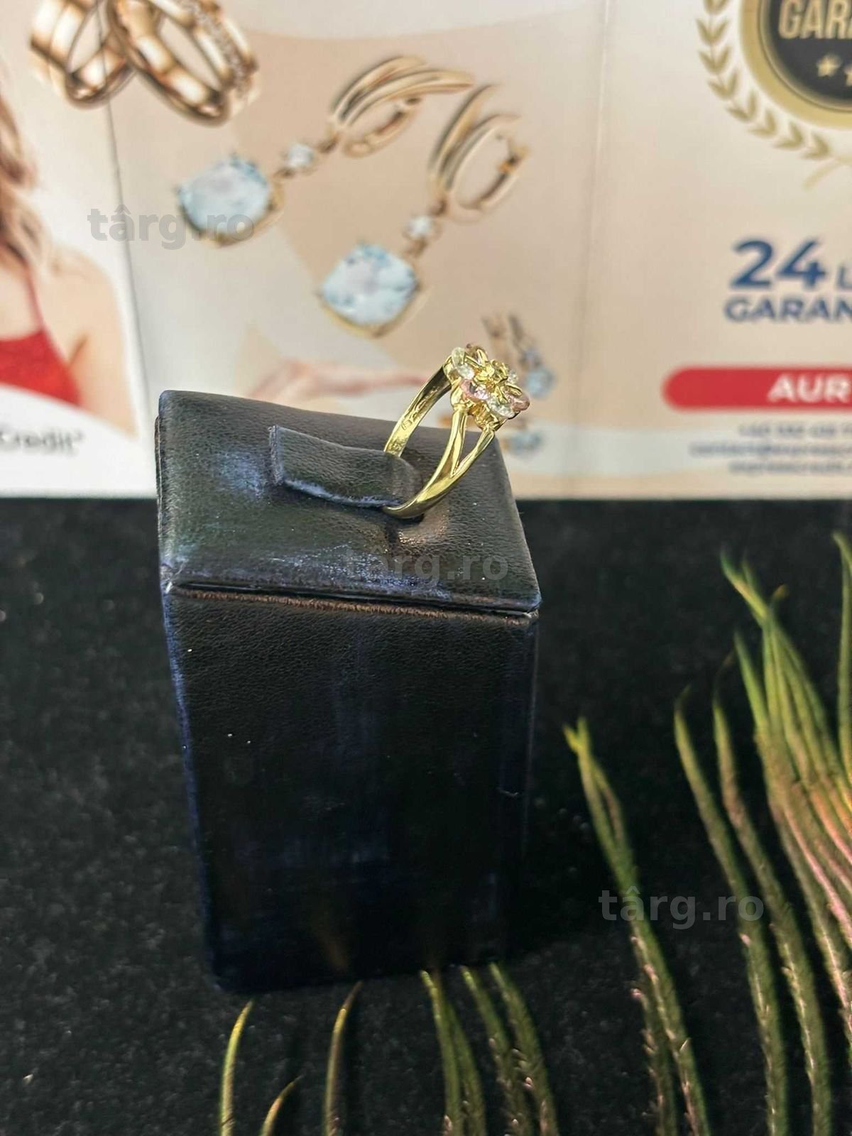 Inel Aur 14k 1.85g (B.60377.2 -Tatarasi)  Garantie 2 ani-800 lei 6
