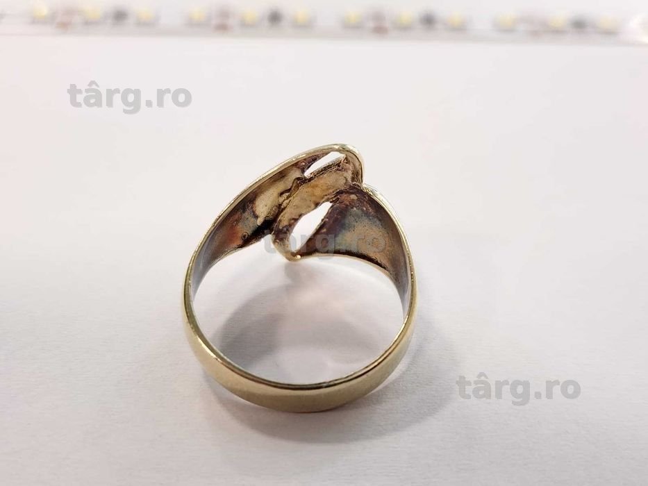 Inel aur 14k 5.38g (b 67948.3 Ag2 Tudor)Garantie 2 ani! 4