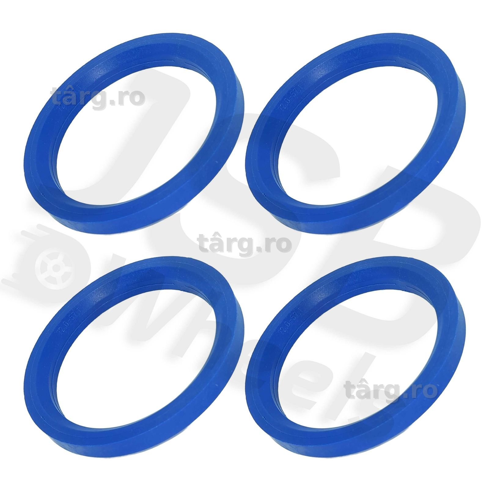 Set inele de centrare ghidaj jante noi 72-57.1 mm VW,Seat,Skoda,Audi