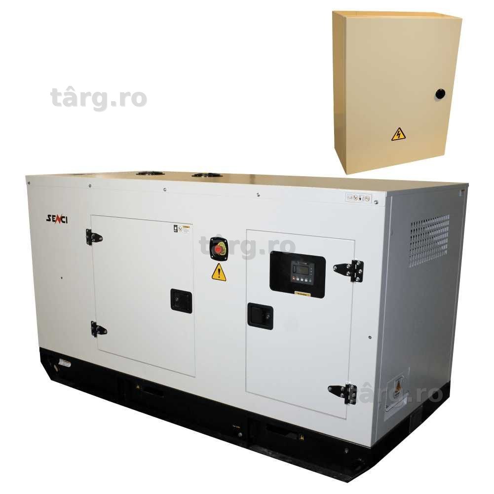 Generator de curent insonorizat SENCI SCDE55i-YS putere maxima 55 kVA 400V ATS inclus