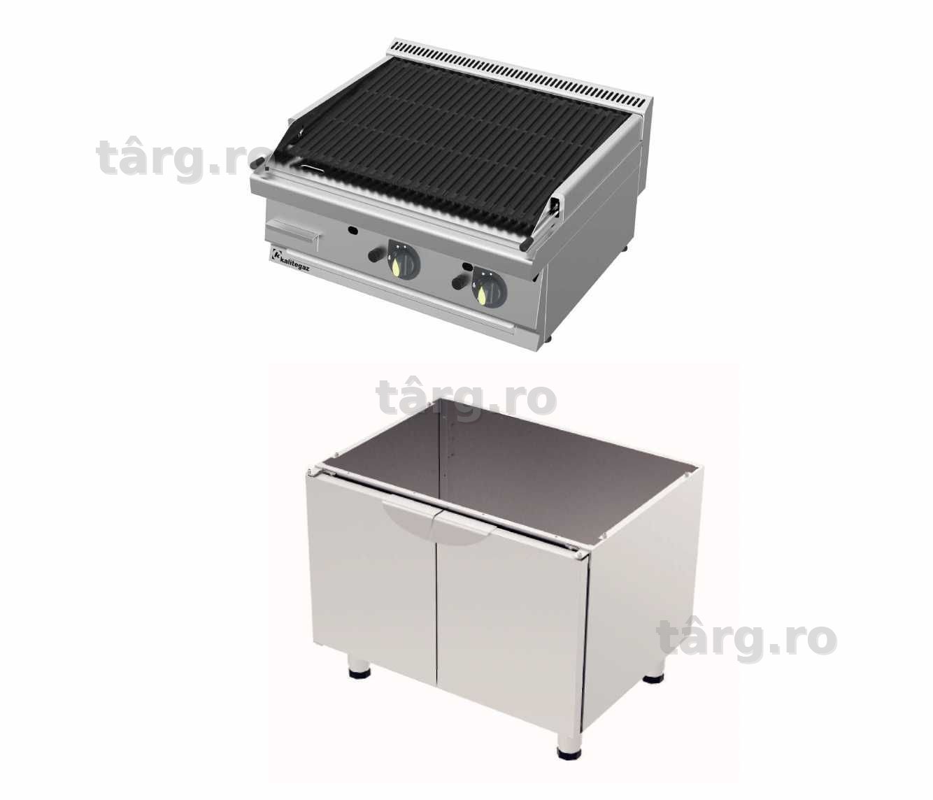 KaliteGaz - Gratar roca vulcanica GAZ (800 x 700 x 850mm h)