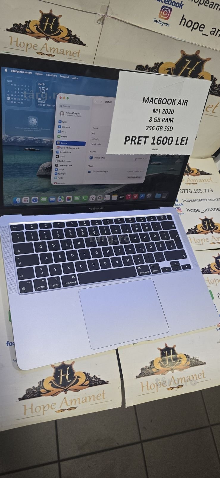 Hope Amanet P6 MacBook air A2337  #184693