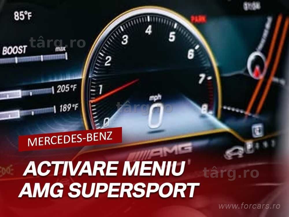 Activare Meniu AMG Supersport Mercedes C Class W205  GLC 253 facelift