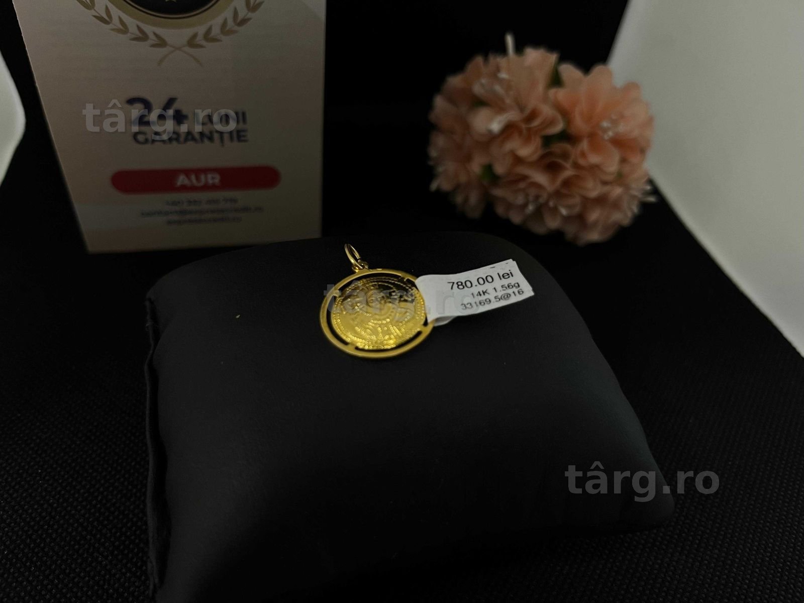 Pandantiv Aur 14k 1.56g (AG16 Moldova b33169.5)-Garantie 2 ani! 3