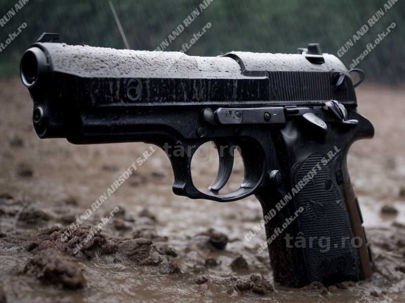 Super Pistol 5J!! ~ Cu Aer Comprimat Modificat PISTOL Beretta Co2+Gaz